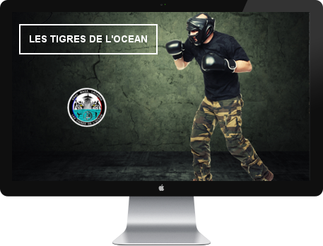 Ecran d'ordinateur affichant la page d'accueil